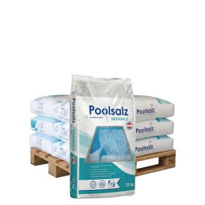 10 x 25kg Poolsalz Vooraanzicht