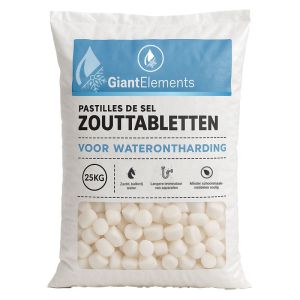 Giant Elements onthardingszout tabletten 10 zakken x 25kg (250 kg)  Vooraanzicht zak