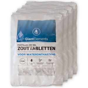 Pallet Giant Elements onthardingszout tabletten 40 x 25 kg Vooraanzicht