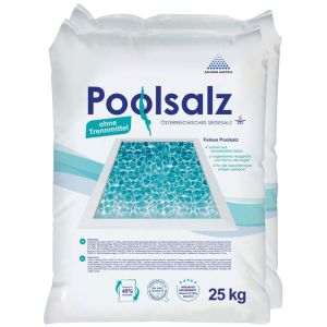10 x 25kg Poolsalz Vooraanzicht