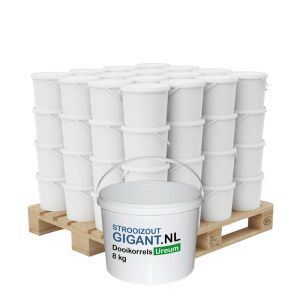 Pallet dooikorrels ureum 64 emmers x 8kg (512kg)