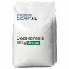 10 zakken dooikorrels a 25 kg Vooraanzicht