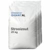 Halve pallet strooizout 25 kg zakken Vooraanzicht