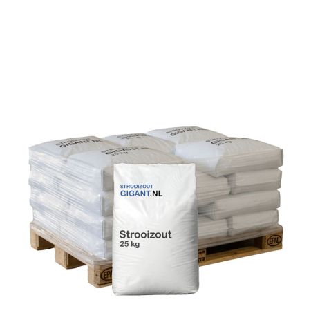 Halve pallet strooizout 20 zakken x 25kg (500kg) main product photo