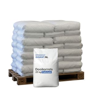 Pallet dooikorrels calcium 40 zakken x 25kg (1000kg)
