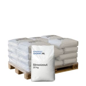 Halve pallet Strooizout 20 zakken x 25kg (500kg)
