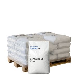 Halve pallet strooizout 20 zakken x 20kg (400kg)