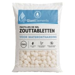 Giant Elements onthardingszout tabletten 10 zakken x 25kg (250 kg)  Vooraanzicht zak