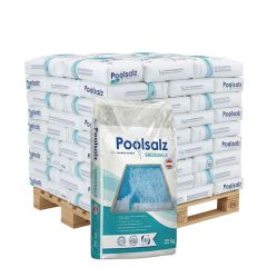 Pallet Poolsalz zwembadzout 40 zakken x 25kg (1000kg)