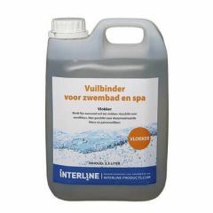 2.5L fles Interline Vuilbinder voor Zwembad en Spa 