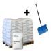 Pallet strooizout 40 x 25kg (1000kg) + gratis sneeuwschuiver t.w.v. €39                            