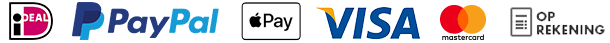 iDeal, MasterCard, Visa, PayPal, Op rekening